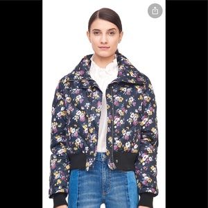 REBECCA TAYLOR NWT LA VIE WINTER POSEY PRINT PUFFER COAT